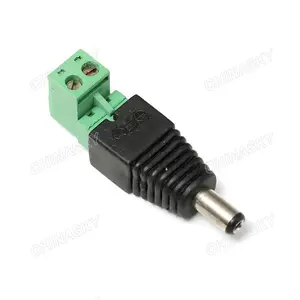 Male CCTV DC Power Plug with Screw Terminal (PC100)