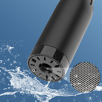 Douche extérieure portable à recharge USB longue durée, pulvérisateur d'eau alimenté par batterie au lithium 4000 mAh pour usage domestique et rural