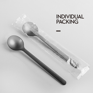 Chất lượng cao 17cm PS nhựa muỗng dày xử lý súp và muỗng gạo cho home & Nhà hàng sử dụng cá nhân bao bì muỗng - Product Image 6