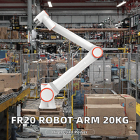 Bras robotisé industriel FARINO FR20 85 kg 1854 mm pour palettisation et soudage, avec 6 axes, composants en aluminium, y compris engrenages
