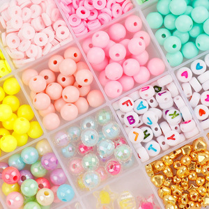 Set de Joyería DIY Crystal Tec, Kit de 1030 Piezas de Cuentas Acrílicas para Hacer Pulseras para Niños de 7 a 12 Años - Product Image 2