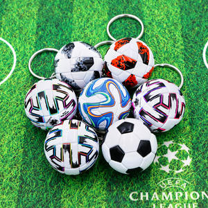 Porte-clés pendentif mini ballon de football en PU, simulation Coupe du Monde de Football 2026, souvenir de <span class=keywords><strong>match</strong></span>, cadeau créatif pour événements - Product Image 2