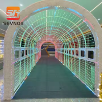 Rideau lumineux LED intelligent DMX de qualité commerciale pour la décoration de Noël, idéal pour les centres commerciaux et les bâtiments