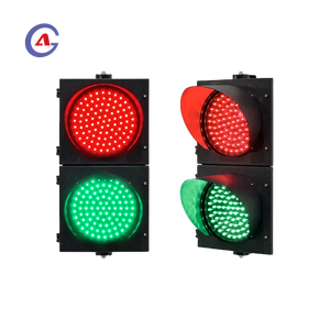 Feux de signalisation routière LED étanches IP65 200 mm 300 mm Rouge Vert Lampe de passage piétonnier 12V 24V 110V 220V Extérieur - Product Image 1