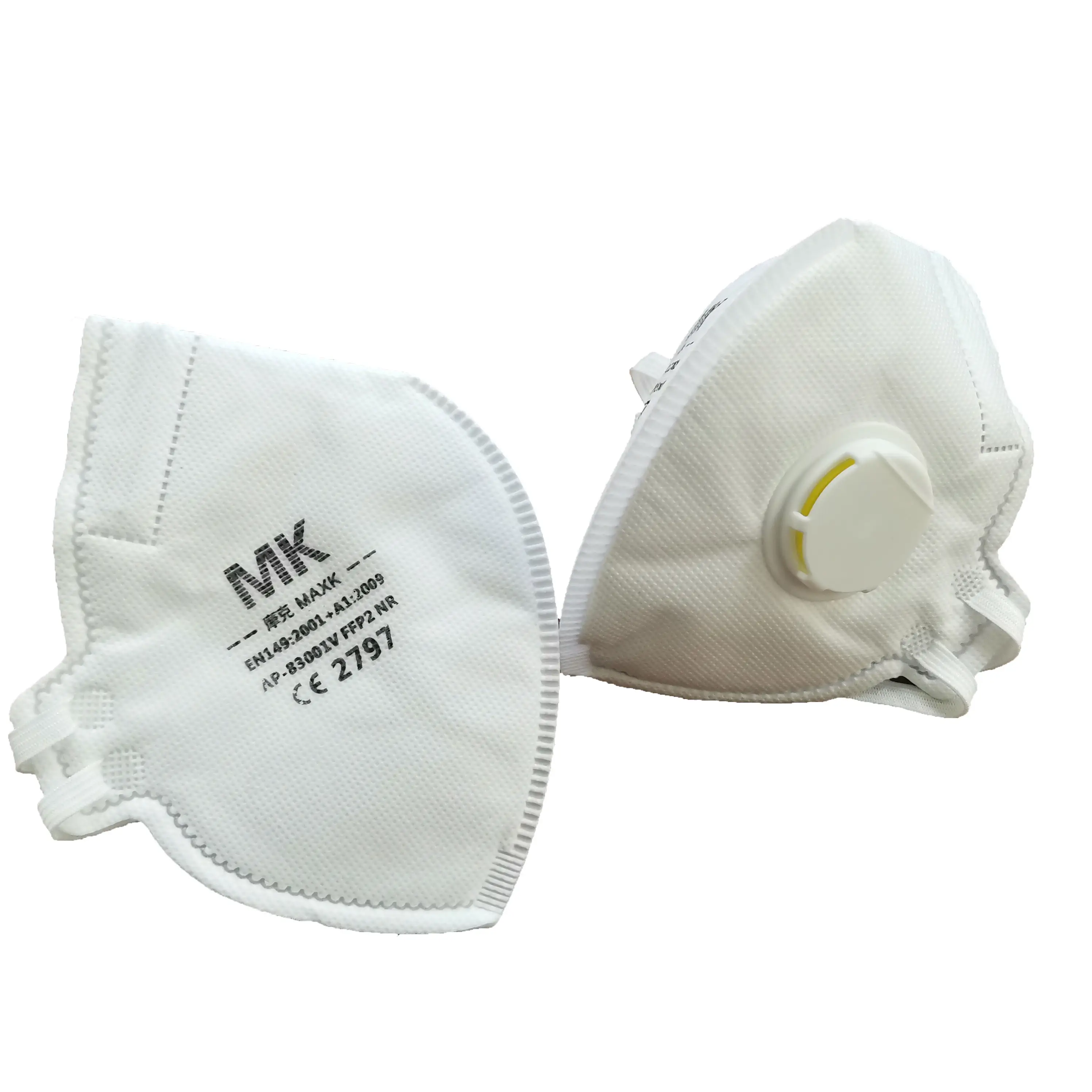 EN149 Fashion Half Face Respiratory Disposable Folded Protective FFP2 Face Mask