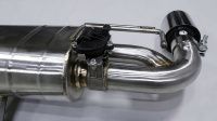 Système d'échappement Catback électronique à soupapes en acier inoxydable brossé SS304 pour Toyota GR Yaris 1.6T 2022 avec tuyau intermédiaire et arrière soudé doré