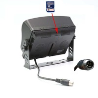Kit de système de moniteur de recul LCD 7 pouces anti-vibration 12-24V pour bus et camions, fourni par l'usine