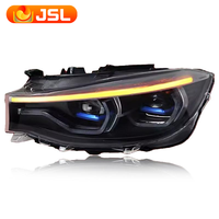 Faros LED para BMW Serie 3 F34 GT 2013-2020, Luces Delanteras F34 con DRL, Señal de Giro, Luz Alta, Ojo de Ángel, Accesorios para Automóviles