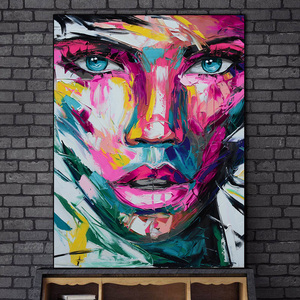 <span class=keywords><strong>Dipinti</strong></span> e stampe di arte della parete della ragazza moderna africana quadri di arte della parete della casa decorazione della parete della casa - Product Image 3