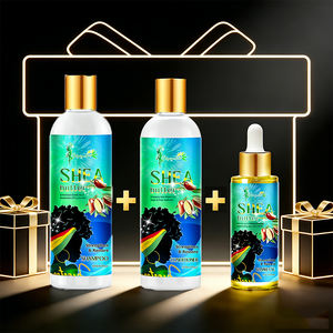Set de Cuidado Capilar con Manteca de Karité para Mujer Negra, Descuento Combinado + Regalo Gratis de Champú, Acondicionador y Aceite Capilar - Product Image 1