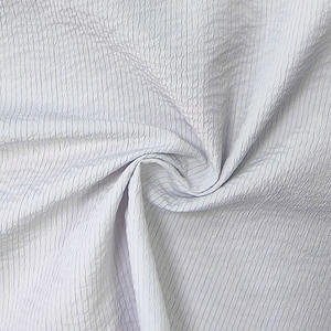 Tissu quadrillé en polyester 100% T400, motif à carreaux, ripstop, dobby, crêpe bulle, froissé, seersucker - Product Image 1