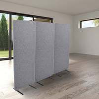 Cloisons Acoustiques Mobiles pour la Confidentialité – Cloisons Amovibles Autoportantes pour Chambre, Bureau à Domicile, Salle de Sport