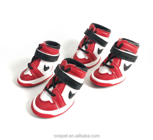 अनुकूलित पालतू कुत्ते जूते उच्च अंत सामग्री जलरोधक जूते 4 पीसी सेट कुत्ते निकेडग जूते - Product Image 1