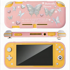 3D bướm trường hợp thích hợp cho chuyển đổi <span class=keywords><strong>Lite</strong></span> giao diện điều khiển Vỏ chống sốc điều khiển Bìa nstpu theo chủ đề vỏ đầy màu sắc - Product Image 4