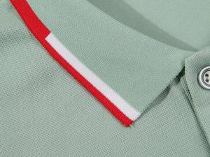 Prix de gros Fabricant chinois Tissu tricoté original uni brodé imprimé anti-plis à manches courtes pour hommes - Product Image 5