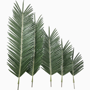 Fabbrica diretta interno/esterno grande albero di cocco verde artificiale foglie di tessuto oleoso paesaggio tubi di ingegneria artificiale pianta - Product Image 1