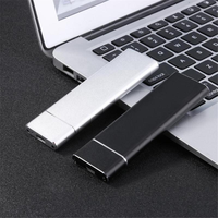 Dual Protocol SATA NVMe HDD Recinto Aleación de aluminio USB 3,0 Tipo C M.2 SSD Case 2TB Capacidad Externo NVMe HDD Box Computadoras