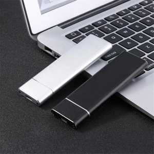 Boîtier SSD M.2 USB 3.0 Type-C en Alliage d'Aluminium à Double Protocole SATA <span class=keywords><strong>NVMe</strong></span> pour Disque Dur <span class=keywords><strong>Externe</strong></span> 2 To pour Ordinateurs - Product Image 6