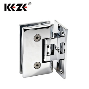 Có Thể Điều Chỉnh 4Mm Độ Dày Thiết Kế Hiện Đại Tường Kính Mùa Xuân Bản Lề Mềm Đóng 90 Mở Dễ Dàng Cài Đặt Brass Phần Cứng Cửa - Product Image 2