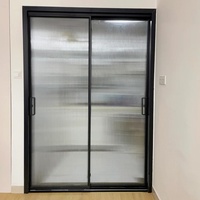 Porte en verre feuilleté pour cuisine et salle de bain, anti-explosion et anti-éclatement, insonorisée et résistante à l'humidité