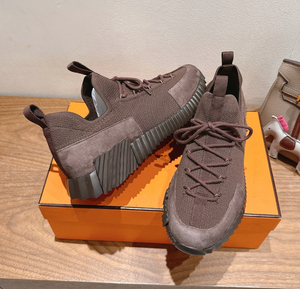 Zapatillas Deportivas con Suela Gruesa y Malla Transpirable, Diseño de Colores Mixtos, Cierre con Cordones, Punta Redonda, para Todas las Temporadas - Product Image 5