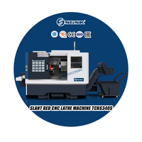 Tour CNC horizontal TCK6340S, centre de tournage léger, automatique, 220V