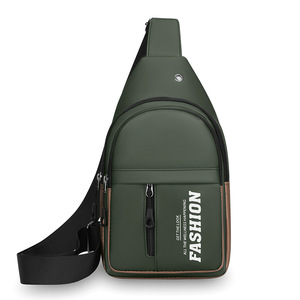 Men's Chest <b>Bag</b> Gray Black Military Green Dark Blue Portable Multi Layer Crossbody <b>Bag</b> For Everyday Outfits And Commute - Product Image 5