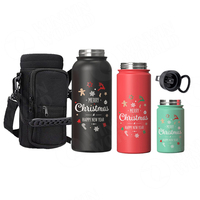 Ventes en gros de blancs pour sublimation, thermos en acier inoxydable 18/8 pour la salle de sport et le fitness, gourde à clapet isolée sous vide, bouteilles d'eau de sport