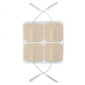 Électrodes carrées réutilisables Konmed KM-805 5x5cm/2*2 pouces pour la rééducation et la physiothérapie à domicile, coussinets TENS pour soulager la douleur - Product Image 6