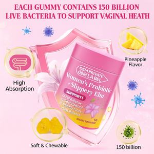 Oem Private Label Probiotica Gladde Iep Gummies Ananas Probiotica Ph Evenwichtige Darmgezondheid Damessupplementen - Product Image 4