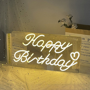 Luci al Neon a LED <span class=keywords><strong>parole</strong></span> Love Shape Night <span class=keywords><strong>le</strong></span> luci al Neon Sign Lamp batteria USB Double Powered Nightlight per natale al coperto - Product Image 3