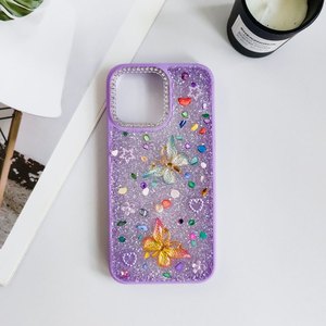 เคส TPU ลายผีเสื้อกากเพชรสุดหรูสำหรับ <span class=keywords><strong>iPhone</strong></span> 14 13 Pro พีซีวัสดุออกแบบโลโก้ได้ตามต้องการสำหรับเคส <span class=keywords><strong>iPhone</strong></span> - Product Image 4