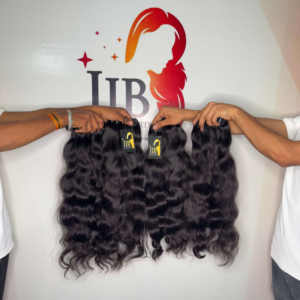 Cabello humano de templo indio alineado con cutícula cruda sin procesar de un donante, paquete de cabello crudo brasileño sin procesar - Product Image 1