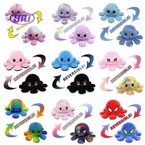 Venta caliente colorido <span class=keywords><strong>pulpo</strong></span> <span class=keywords><strong>gigante</strong></span> peluche 20cm <span class=keywords><strong>Reversible</strong></span> <span class=keywords><strong>pulpo</strong></span> felpa almohada - Product Image 4