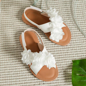 Sandales d'été transfrontalières pour filles, nouvelle mode 2026, pour jeunes et grandes filles, plates, pour étudiantes - Product Image 1