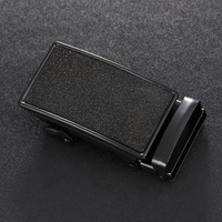 Boucle de ceinture automatique à cliquet noire pour homme, design très prisé, surface en cuir grainé, pour ceinture de 35 mm de largeur
