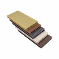 Planches de terrasse creuses en WPC, étanches, antidérapantes, imitation bois, parquet écologique, à emboîtement pour entrepôt