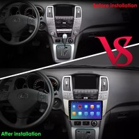 Autoradio Android 10 9 pouces, lecteur MP5 stéréo pour Lexus RX300 RX330 RX350 RX400H Toyota Harrier 2003-2009 Navigator