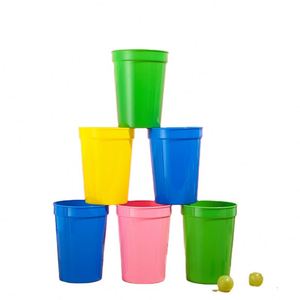 Vaso personalizado de plástico de boca ancha de 8oz, 12oz, 16oz, 22oz, 32oz, cuadrado, deportivo, creativo, para publicidad, regalo, logo, aula, baile, Beat Cup - Product Image 1