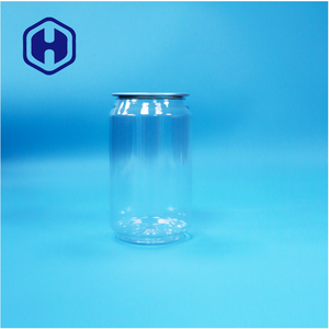 Canette de soda en plastique PET ronde avec couvercle en aluminium facile à ouvrir, vente en gros - Product Image 1