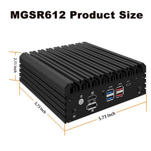 Router Intel I226V Core I7 1265U I5 1235U I3 1215U alat Firewall Router perangkat keras 6 Lan tanpa kipas PC Mini untuk bisnis/rumah - Product Image 6