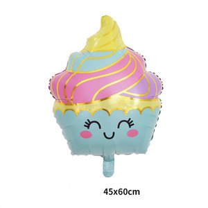 Ballons en Film d'aluminium de la série de bonbons en forme de canne à glace pour l'été, jouet pour enfants, décoration de fête d'anniversaire hawaïenne - Product Image 4