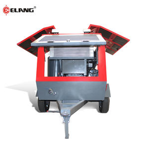 <span class=keywords><strong>Compresseur</strong></span> d'air à vis mobile diesel portable 350 Cfm 8 Bar <span class=keywords><strong>sur</strong></span> châssis pour sablage - Product Image 5