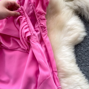 Vestido Midi Casual de Verano 2026 con Cuello en V para Mujer, Vestido sin Espalda Estilo Imperio - Product Image 6