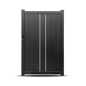 Portail agricole robuste en acier galvanisé avec loquet et treillis métallique pour enclos de bétail - Product Image 1