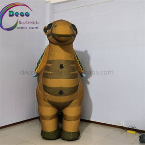 Modèle de mascotte de ballon géant de <span class=keywords><strong>chameau</strong></span> <span class=keywords><strong>gonflable</strong></span> Lampe à LED Souffleur d'air Costumes d'animaux Événements en plein air Mer rentable - Product Image 5