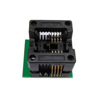 SOIC8 SOP8 to DIP8 EZ Programmer Adapter 150mil 200mil 8-Pin IC Socket for EEPROM Flash BIOS Chip Programming Conversion Board