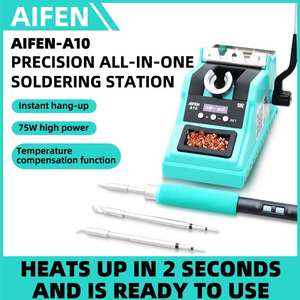 Stazione di Saldatura Digitale Portatile AIFEN A10 210 con Punta per Saldatore Piccola, Riscaldamento Rapido, Modalità Induzione Sleep, Controllo Temperatura al 5% - Product Image 4