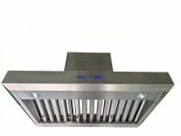 Campana Extractora de Pared de 36 Pulgadas y 900 CFM, Control Inteligente, Filtro de Deflector, 4 Velocidades, 2 Luces LED, 15 Minutos, en Acero Inoxidable