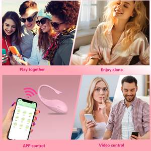 लंबी दूरी ऐप नियंत्रण मिनी वाइब्रेटिंग लव अंडे मादा सेक्स खिलौने क्लिटोरिस उत्तेजक महिला जोड़ों के लिए - Product Image 5